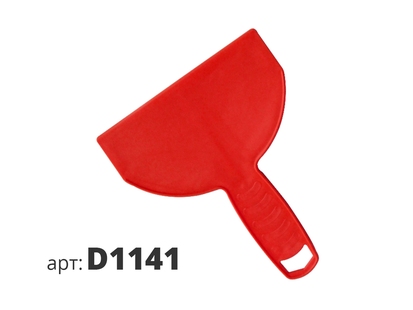 STMDECOR шпатель-скребок красный пластиковый D11